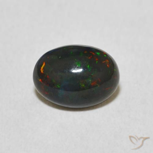 0.68ct Natural Multicolorido Opala, oval, Opaco