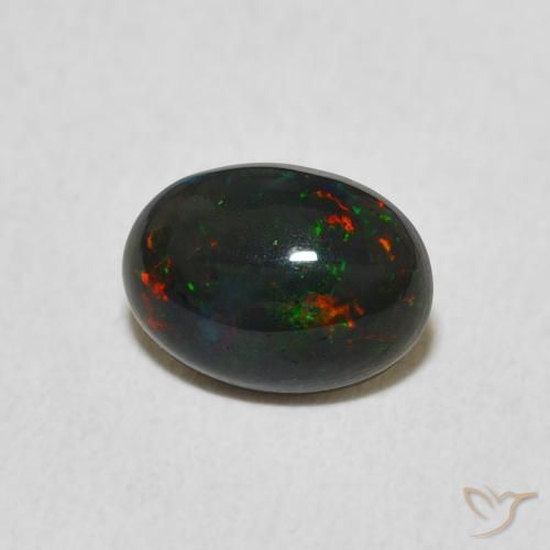 Opala Multicolorido Natural 0.68ct, oval, Opaco