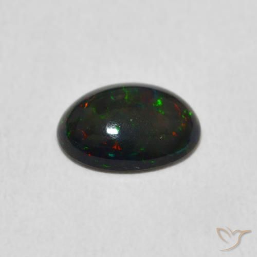 Opala Multicolorido Natural 0.68ct, oval, Opaco