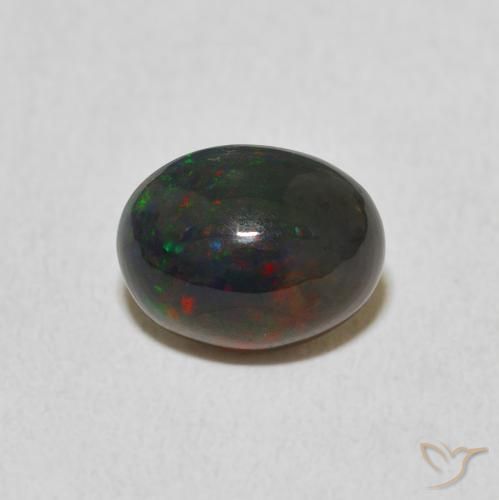 1.17ct Natural Multicolorido Opala, oval, Opaco