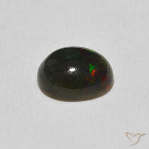 Opala Multicolorido Natural 1.03ct, oval, Opaco