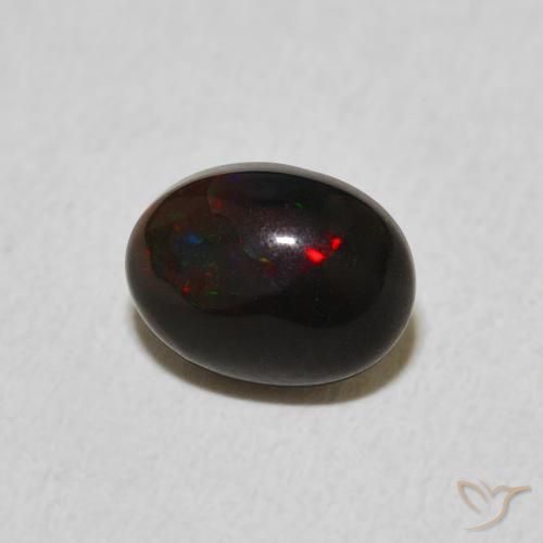Opala Multicolorido Natural 0.87ct, oval, Opaco