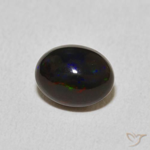 Opala Multicolorido Natural 0.86ct, oval, Opaco
