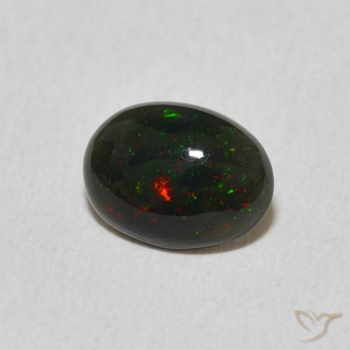 Opala Multicolorido Natural 0.58ct, oval, Opaco