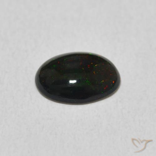 Opala Multicolorido Natural 0.58ct, oval, Opaco