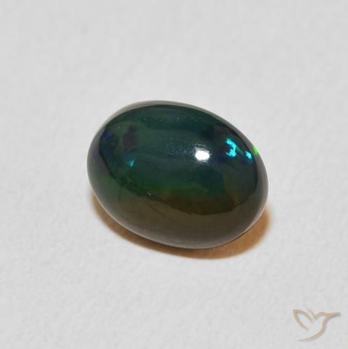 Opala Multicolorido Natural 1.14ct, oval, Opaco