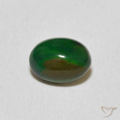 0.53ct Natural Multicolorido Opala, oval, Opaco