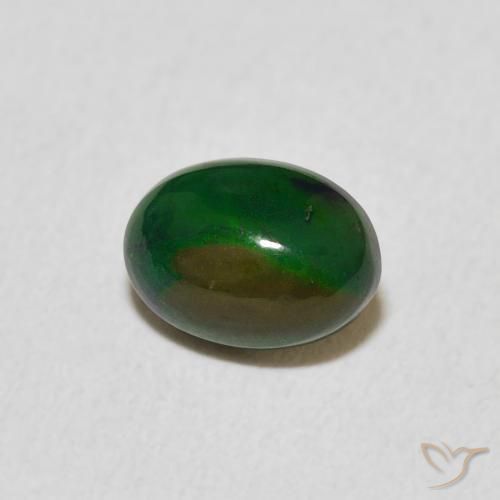 Opala Multicolorido Natural 0.53ct, oval, Opaco