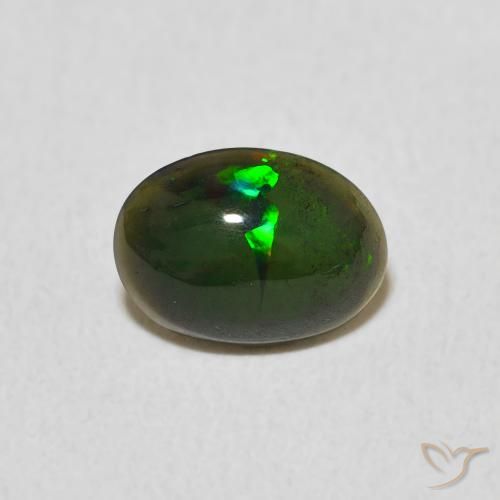 0.58ct Natural Multicolorido Opala, oval, Opaco