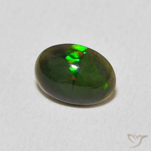 Opala Multicolorido Natural 0.58ct, oval, Opaco