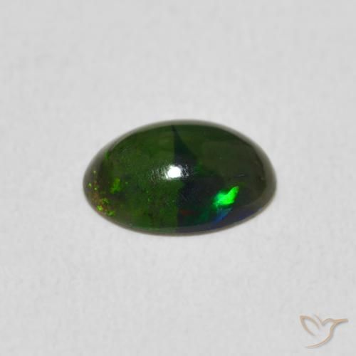 Opala Multicolorido Natural 0.58ct, oval, Opaco
