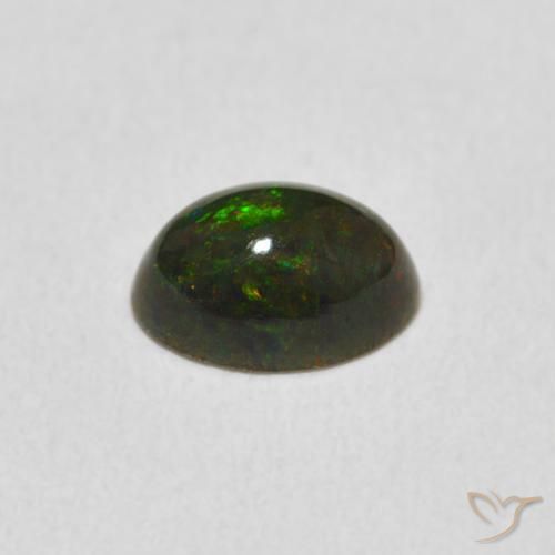 Opala Multicolorido Natural 0.62ct, oval, Opaco