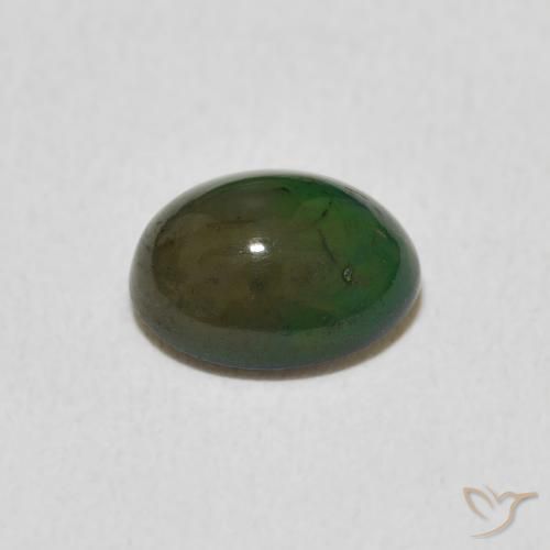 Opala Multicolorido Natural 0.86ct, oval, Opaco