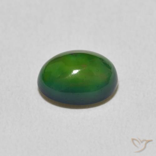 Opala Multicolorido Natural 1.54ct, oval, Opaco
