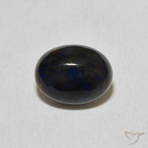 1.23ct Natural Multicolorido Opala, oval, Opaco
