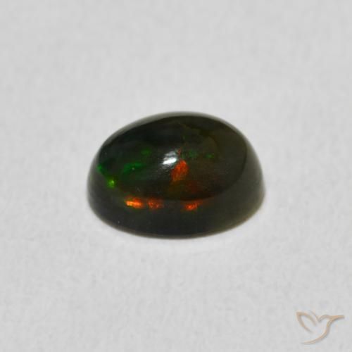 Opala Multicolorido Natural 0.77ct, oval, Opaco