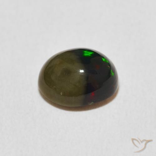 Opala Multicolorido Natural 1.29ct, oval, Opaco