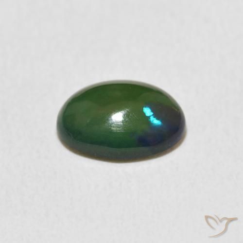 Opala Multicolorido Natural 0.91ct, oval, Opaco