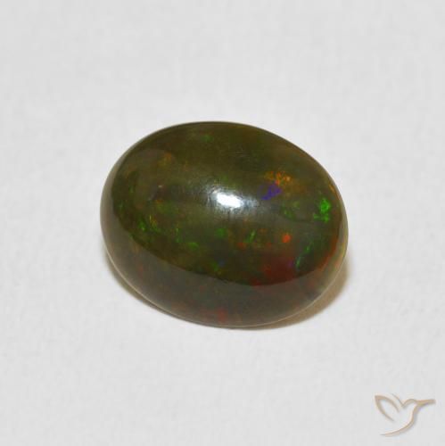Opala Multicolorido Natural 1.11ct, oval, Opaco