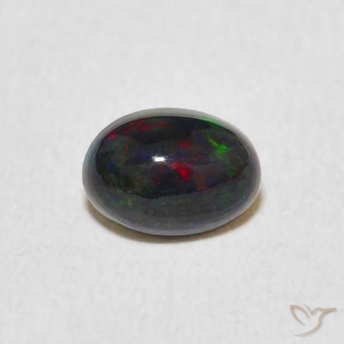 0.46ct Natural Multicolorido Opala, oval, Opaco