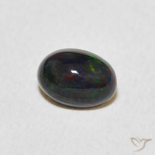 Opala Multicolorido Natural 0.46ct, oval, Opaco