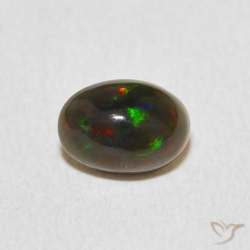 0.53ct Natural Multicolorido Opala, oval, Opaco