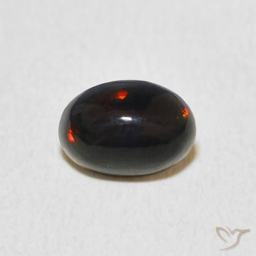 0.42ct Natural Multicolorido Opala, oval, Opaco