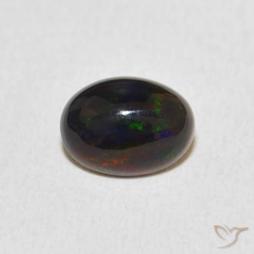 0.77ct Natural Multicolorido Opala, oval, Opaco