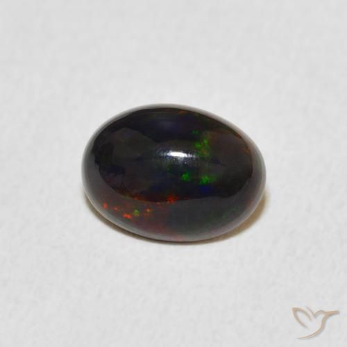 Opala Multicolorido Natural 0.77ct, oval, Opaco