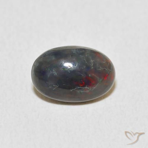 0.87ct Natural Multicolorido Opala, oval, Opaco