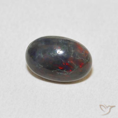 Opala Multicolorido Natural 0.87ct, oval, Opaco