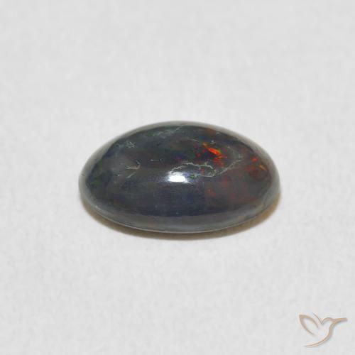 Opala Multicolorido Natural 0.87ct, oval, Opaco