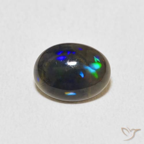 0.61ct Natural Multicolorido Opala, oval, Opaco