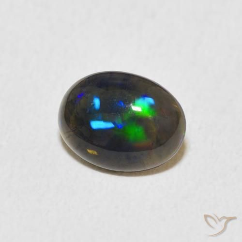 Opala Multicolorido Natural 0.61ct, oval, Opaco