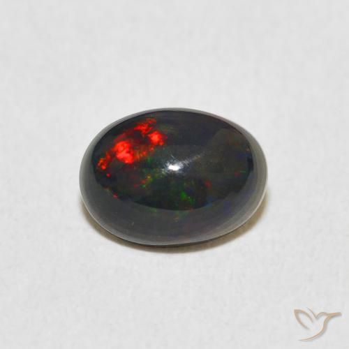 0.85ct Natural Multicolorido Opala, oval, Opaco