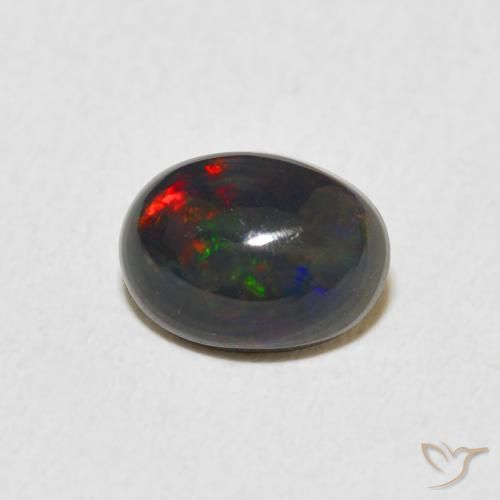 Opala Multicolorido Natural 0.85ct, oval, Opaco
