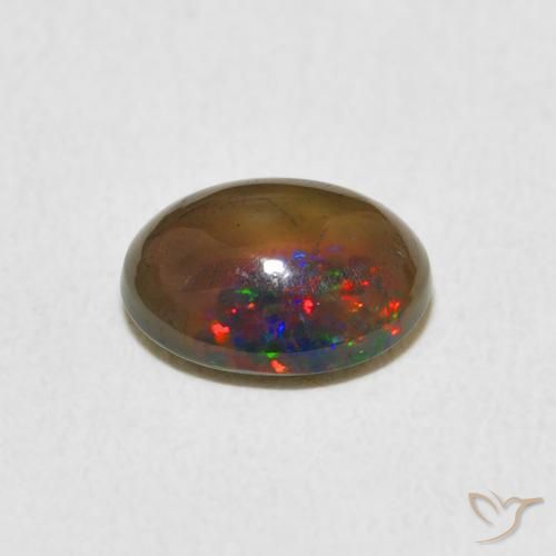 Opala Multicolorido Natural 1.11ct, oval, Opaco