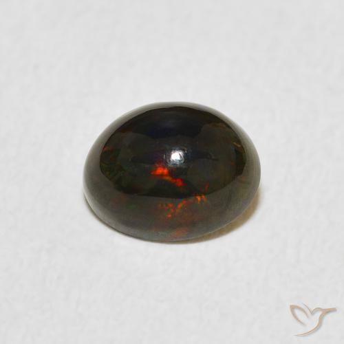 0.66ct Natural Multicolorido Opala, oval, Opaco