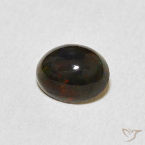 Opala Multicolorido Natural 0.66ct, oval, Opaco