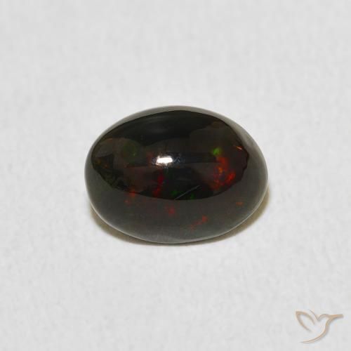 0.64ct Natural Multicolorido Opala, oval, Opaco