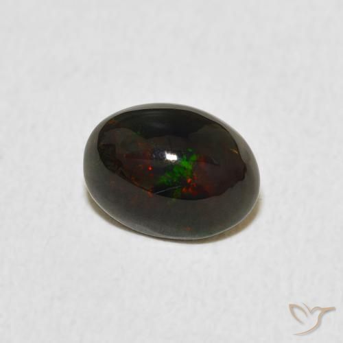 Opala Multicolorido Natural 0.64ct, oval, Opaco