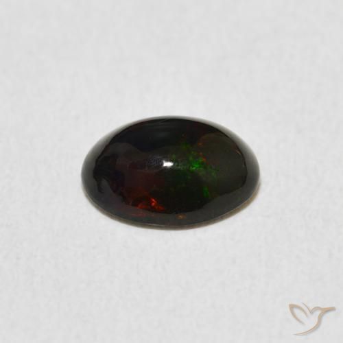 Opala Multicolorido Natural 0.64ct, oval, Opaco