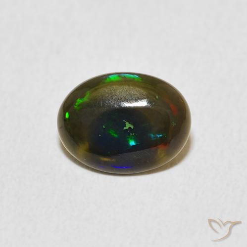 0.70ct Natural Multicolorido Opala, oval, Opaco