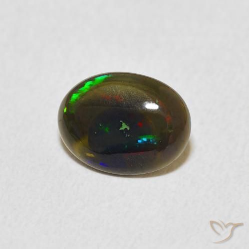 Opala Multicolorido Natural 0.70ct, oval, Opaco