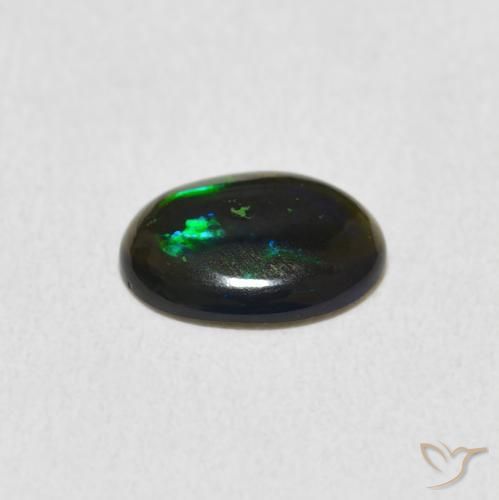 Opala Multicolorido Natural 0.70ct, oval, Opaco