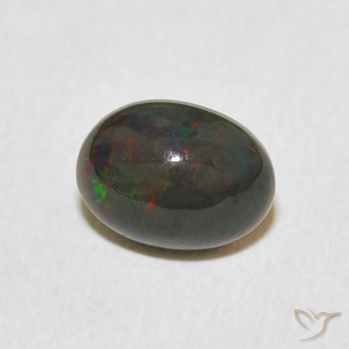 Opala Multicolorido Natural 0.89ct, oval, Opaco