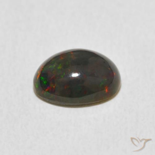 Opala Multicolorido Natural 0.89ct, oval, Opaco