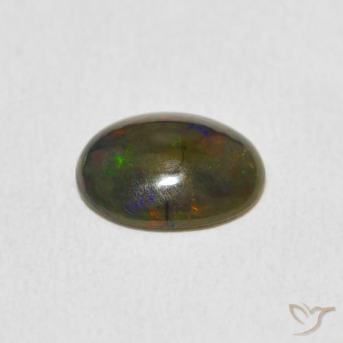 Opala Multicolorido Natural 1.14ct, oval, Opaco