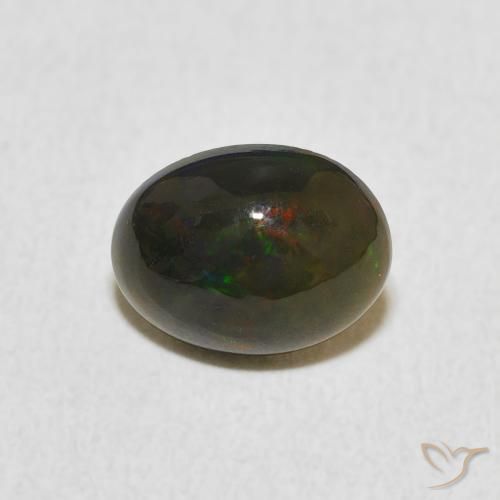 0.75ct Natural Multicolorido Opala, oval, Opaco