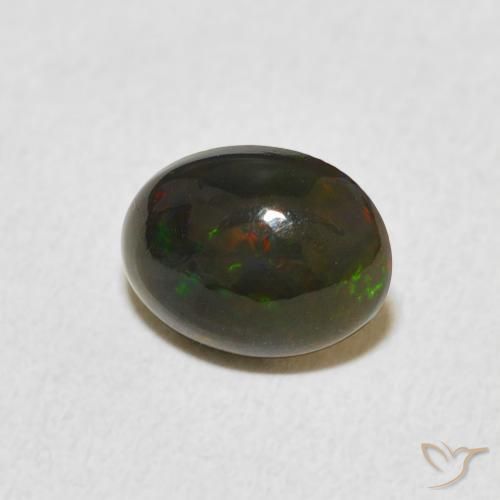 Opala Multicolorido Natural 0.75ct, oval, Opaco